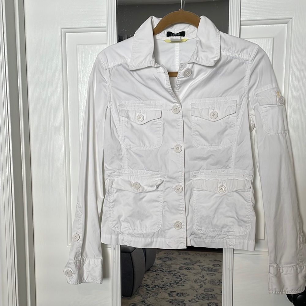 J. Crew White Women's Jacket